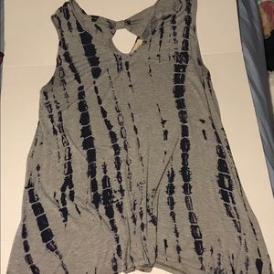 Front of closet tank